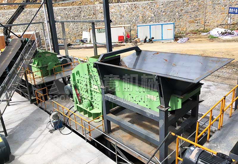 反擊式破碎機+振動給料機 反擊式破碎機+振動給料機